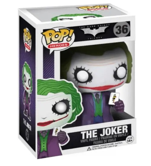 Funko Pop! - DC Comics The Dark Knight Trilogy The Joker Vinyl Figure - 9.5 cm
