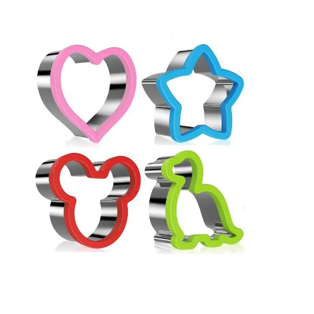 Rainbow Skool Sandwich Cutters 4 pcs