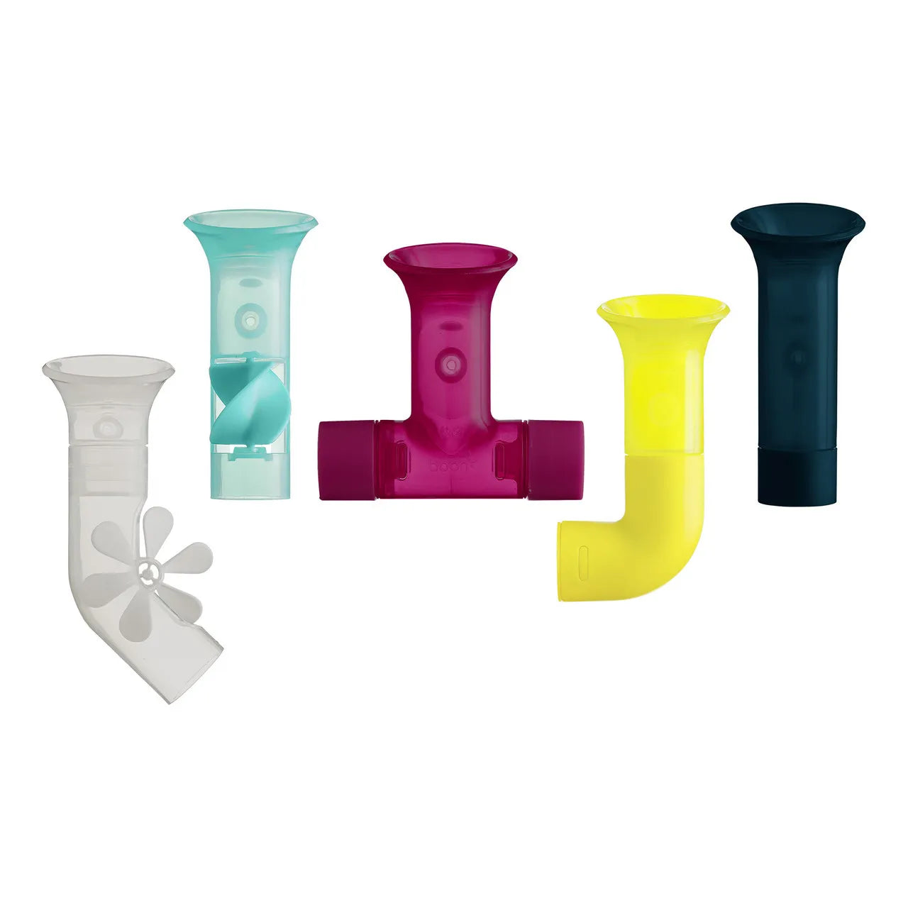 Boon Pipes Building Bath Toy Multicolor (5 Pipes)