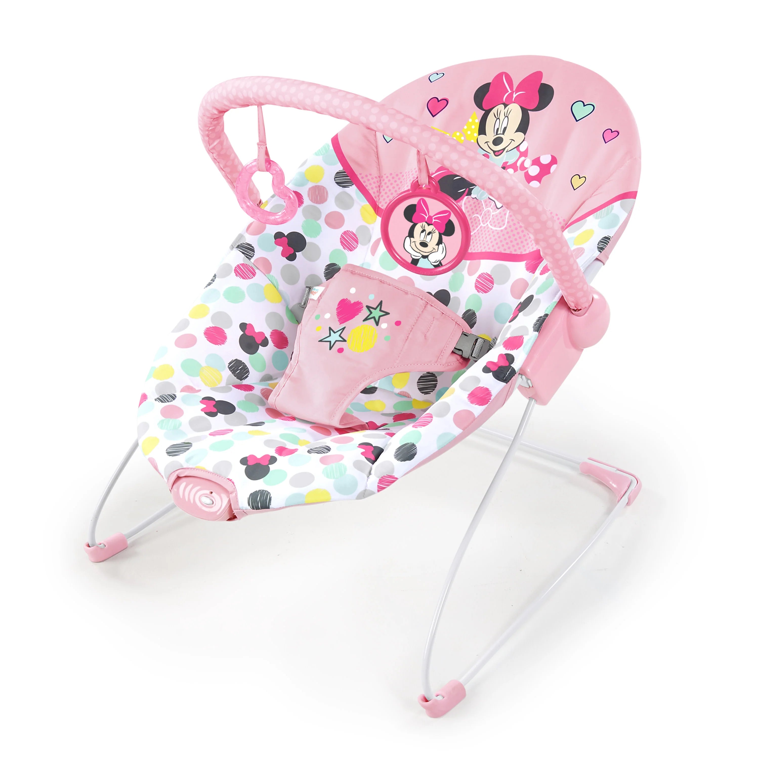 Bright Starts Minnie Mouse Spotty Dotty Vibrating Bouncer