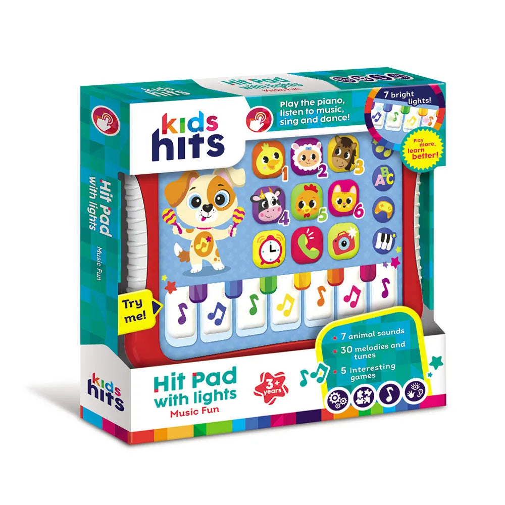 Kids Hits Music Fun Hit Pad With Lights Music Fun