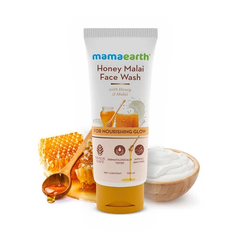 Mamaearth Honey Malai Facewash Regular (100ml)