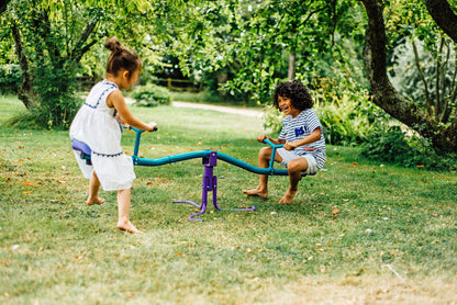 Plum - Rotating Metal Seesaw - Teal