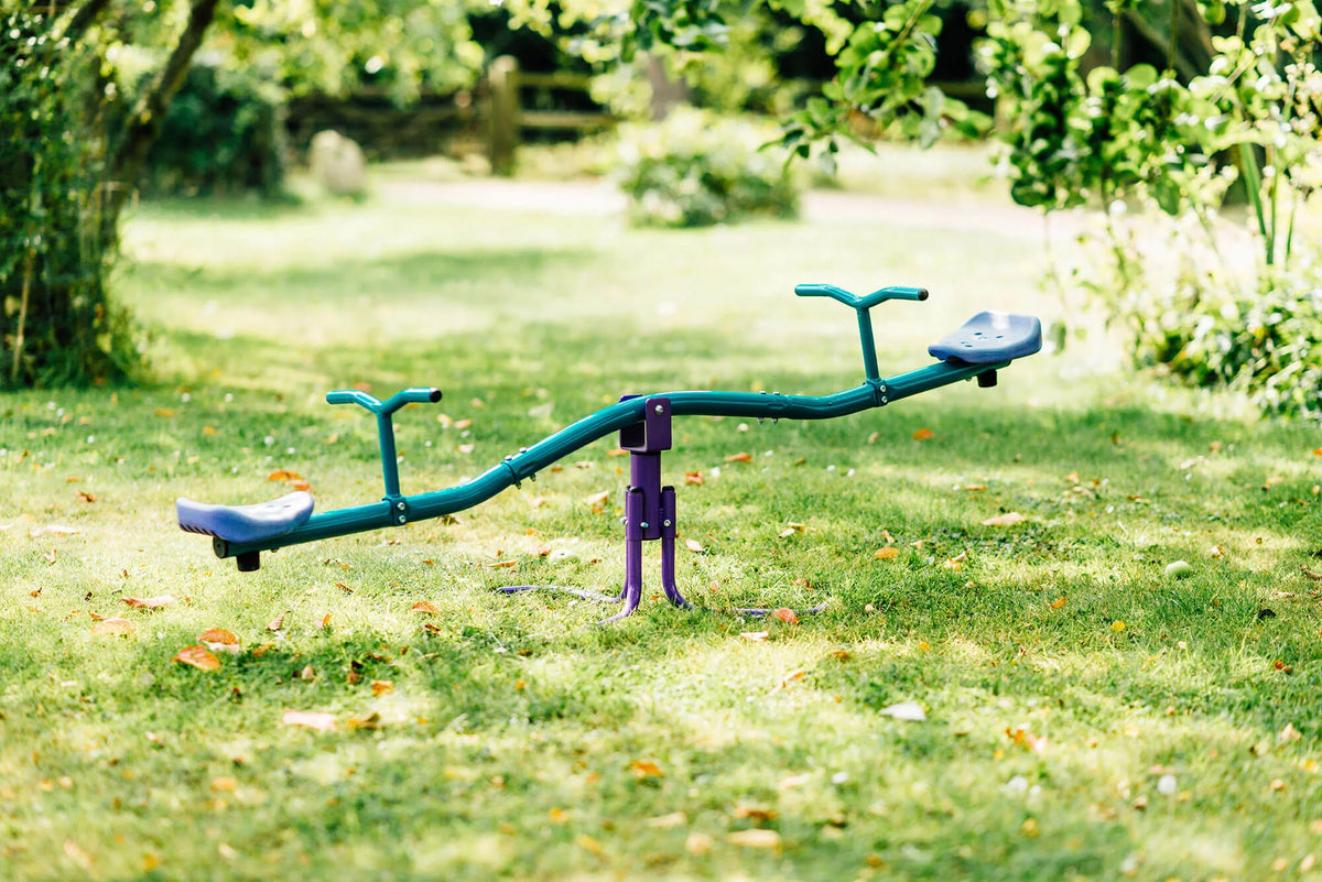 Plum - Rotating Metal Seesaw - Teal