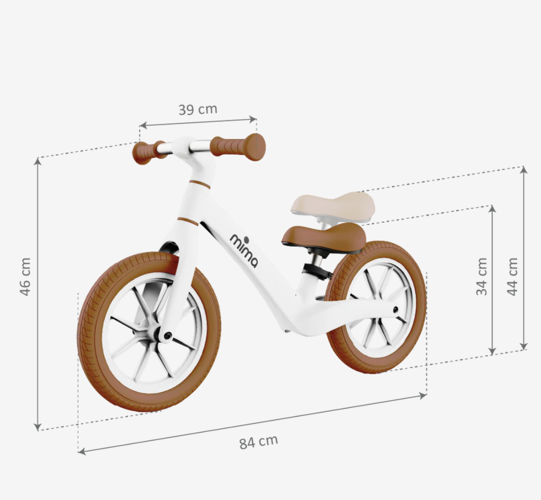 Mima Zoom Lite Balance Bike (White)