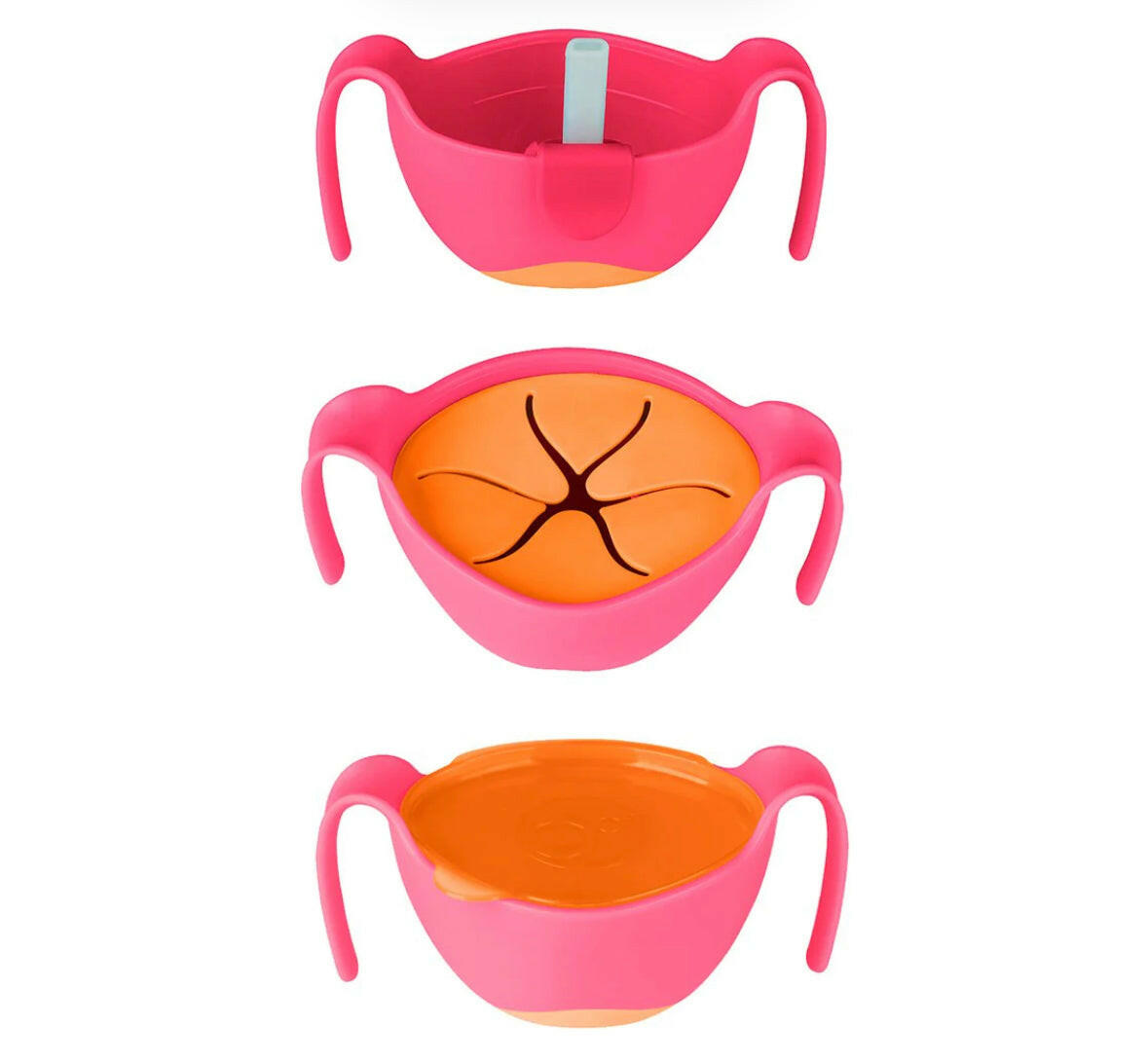 b.box 3in1 Bowl with Lid and Straw.