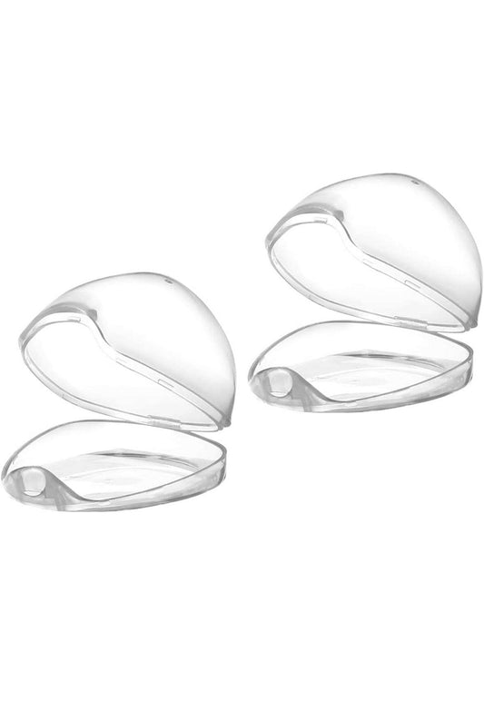 Accmor Pacifier Case, Pacifier Holder Case, Pacifier Container for Travel, BPA Free, Transparent, 2 Pack.