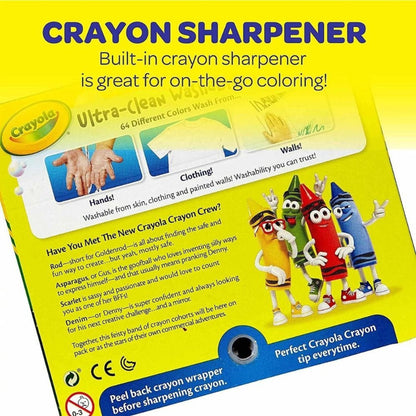 Crayola Ultra-Clean Washable Crayons - Pack of 64