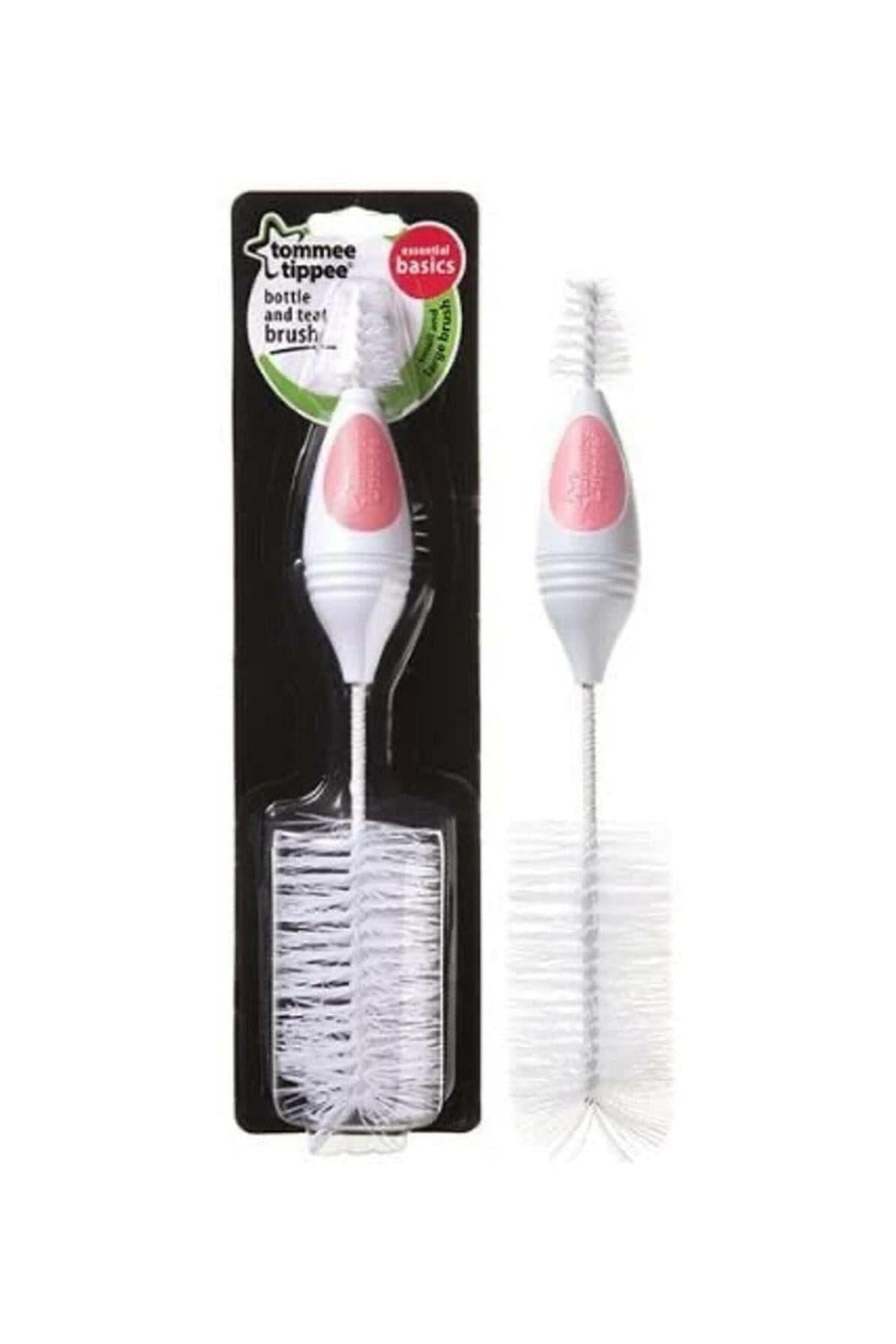 Tommee Tippee Essentials Bottle Brush and Teat Brush - Pink.
