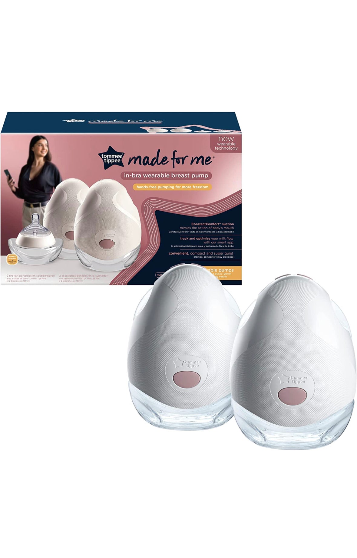 Tommee Tippee Double Breast Pump - Wearable.