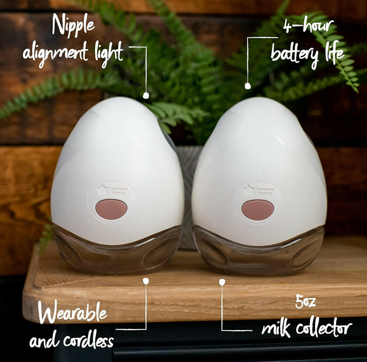 Tommee Tippee Double Breast Pump - Wearable.