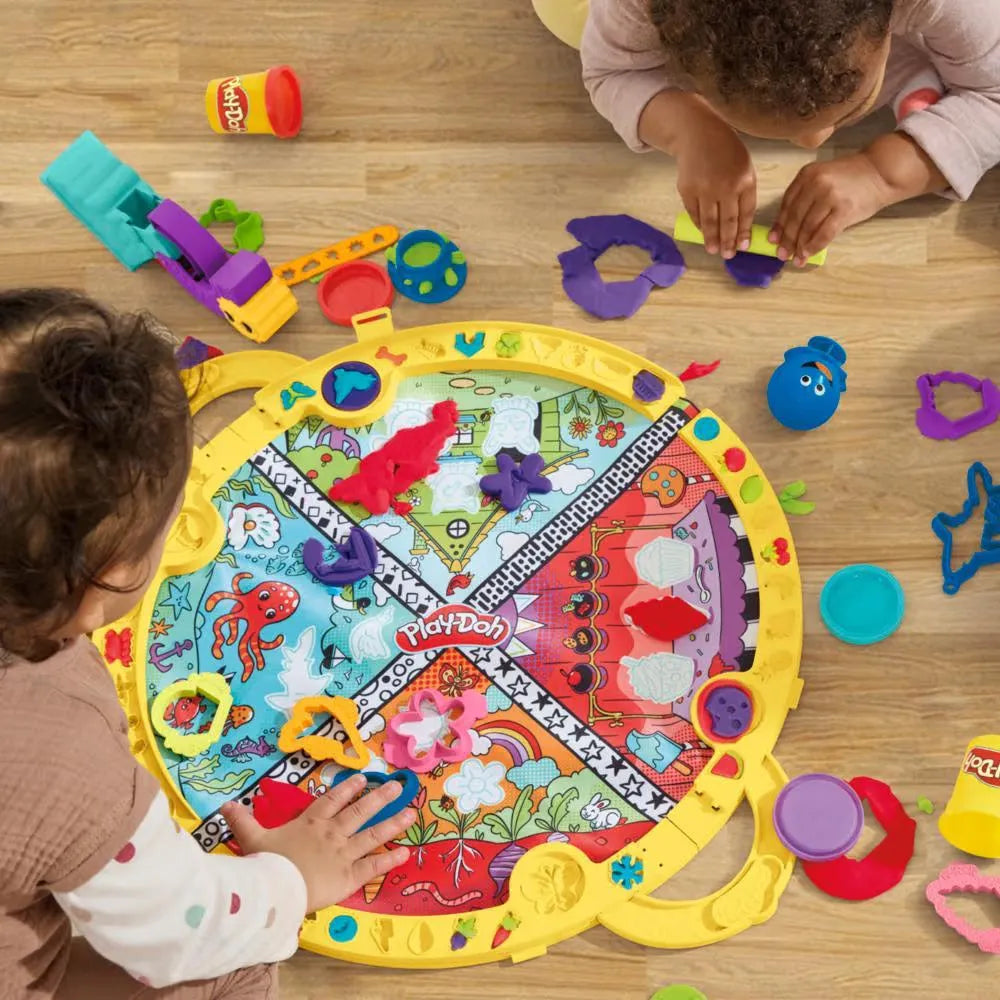 Hasbro Play Doh Fold And Go Playmat