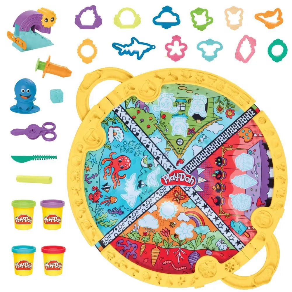 Hasbro Play Doh Fold And Go Playmat