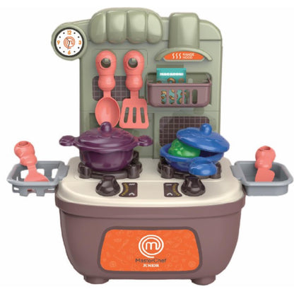 MasterChef Jr. Portable Playset Kitchen – 19 Pieces