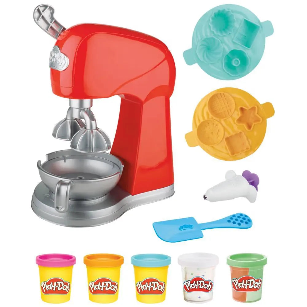 Hasbro Play Doh Kitchen Creations Magical Mixer Playset, Toy Mixer with Play Kitchen Accessories