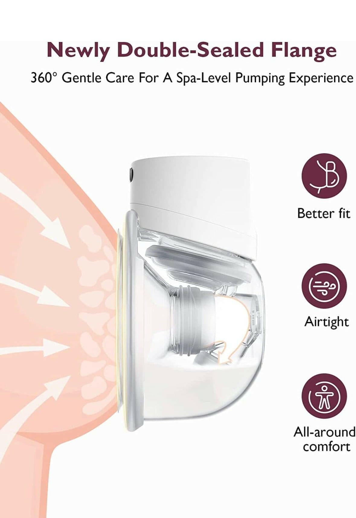 Momcozy Wearable Breast Pump S12 Pro.