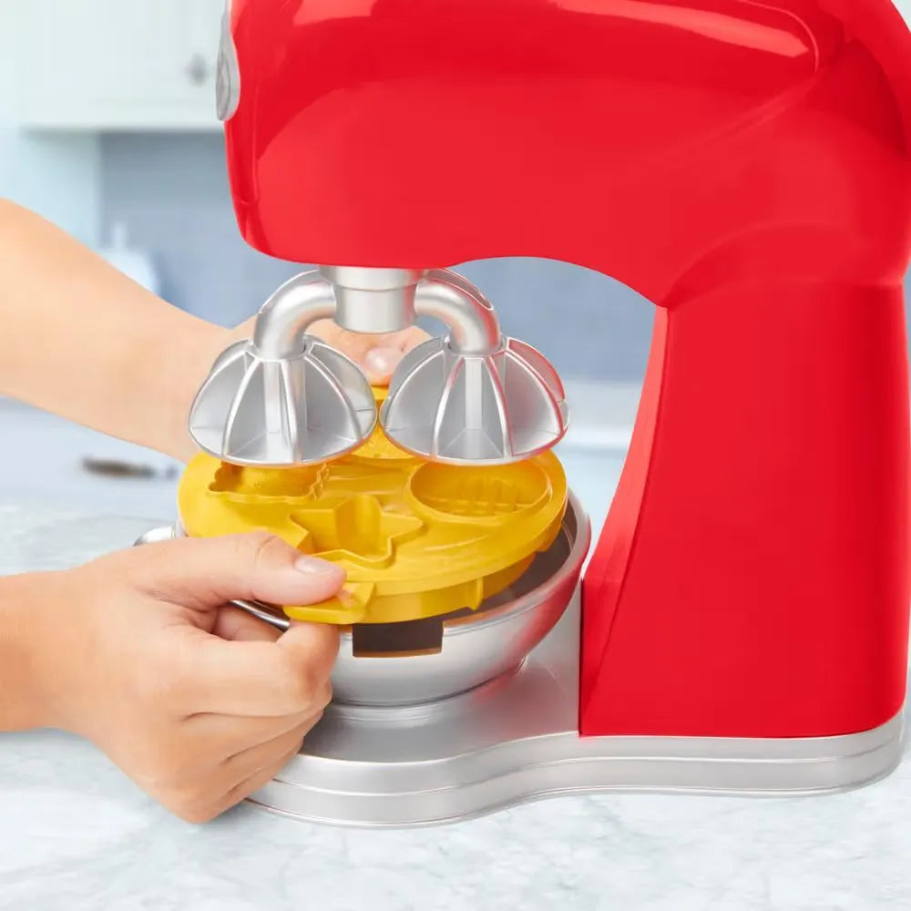 Hasbro Play Doh Kitchen Creations Magical Mixer Playset, Toy Mixer with Play Kitchen Accessories