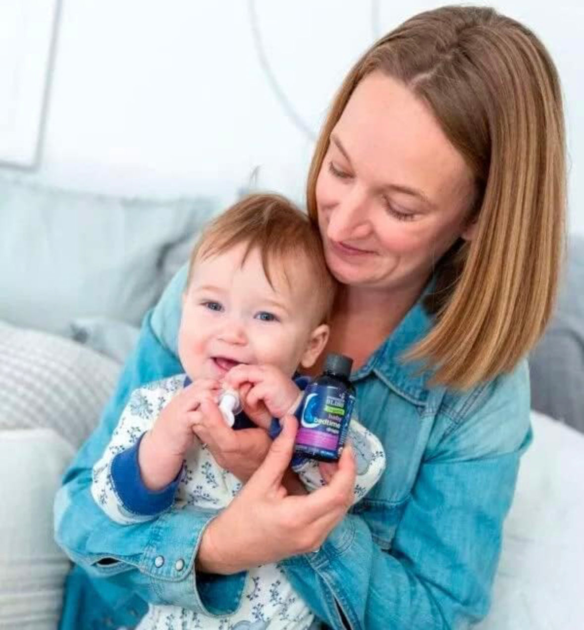 Mommy's Bliss Organic Baby Bedtime Drops + Overnight Immunity Support Promotes Restful Night, Melatonin Free, Age 4 Month+, 2 Fl Oz.