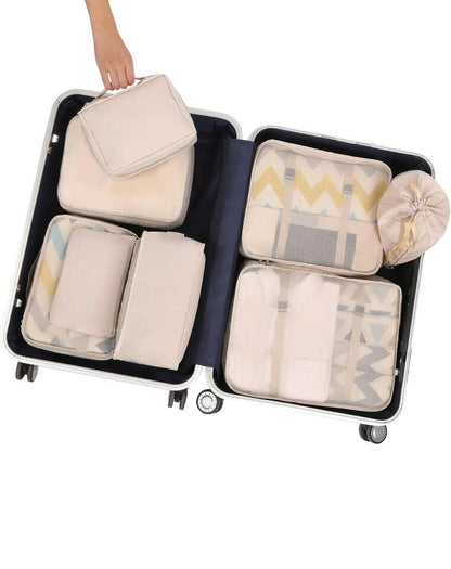 BAGAIL 8 Set Packing Cubes Luggage Packing Organizers for Travel Accessories.