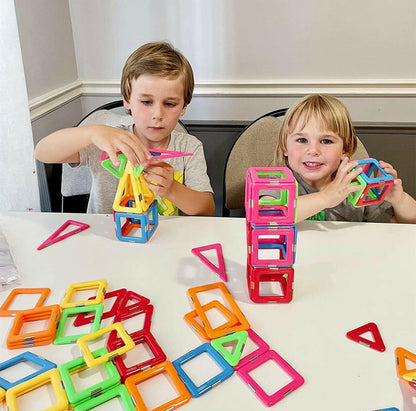 Upgraded Magnetic Blocks Tough Tiles STEM Toys for 3+ Year.