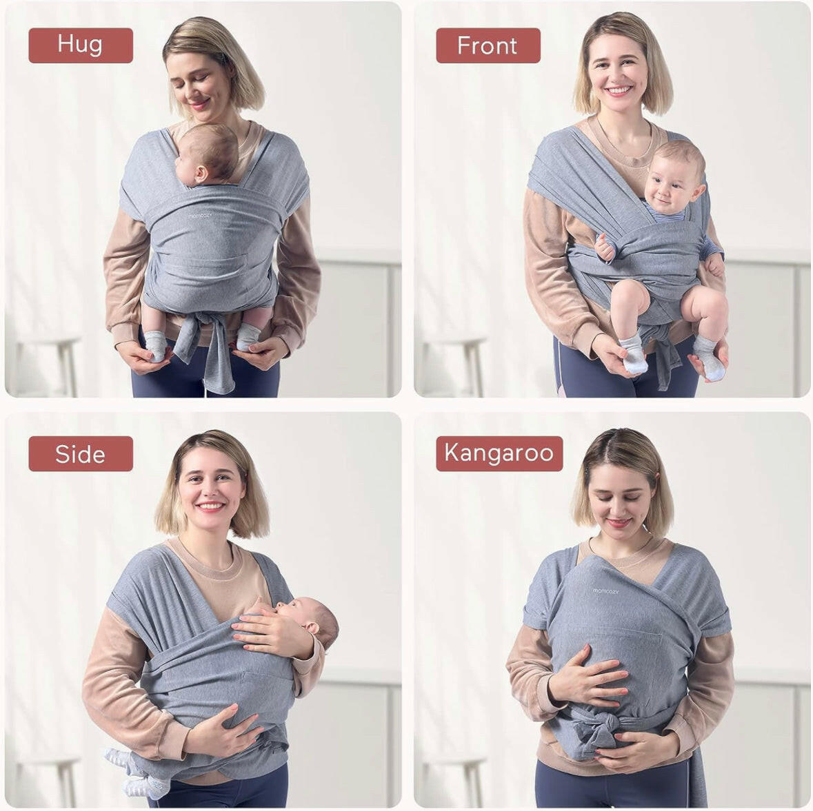 Momcozy Baby Wrap Carrier.