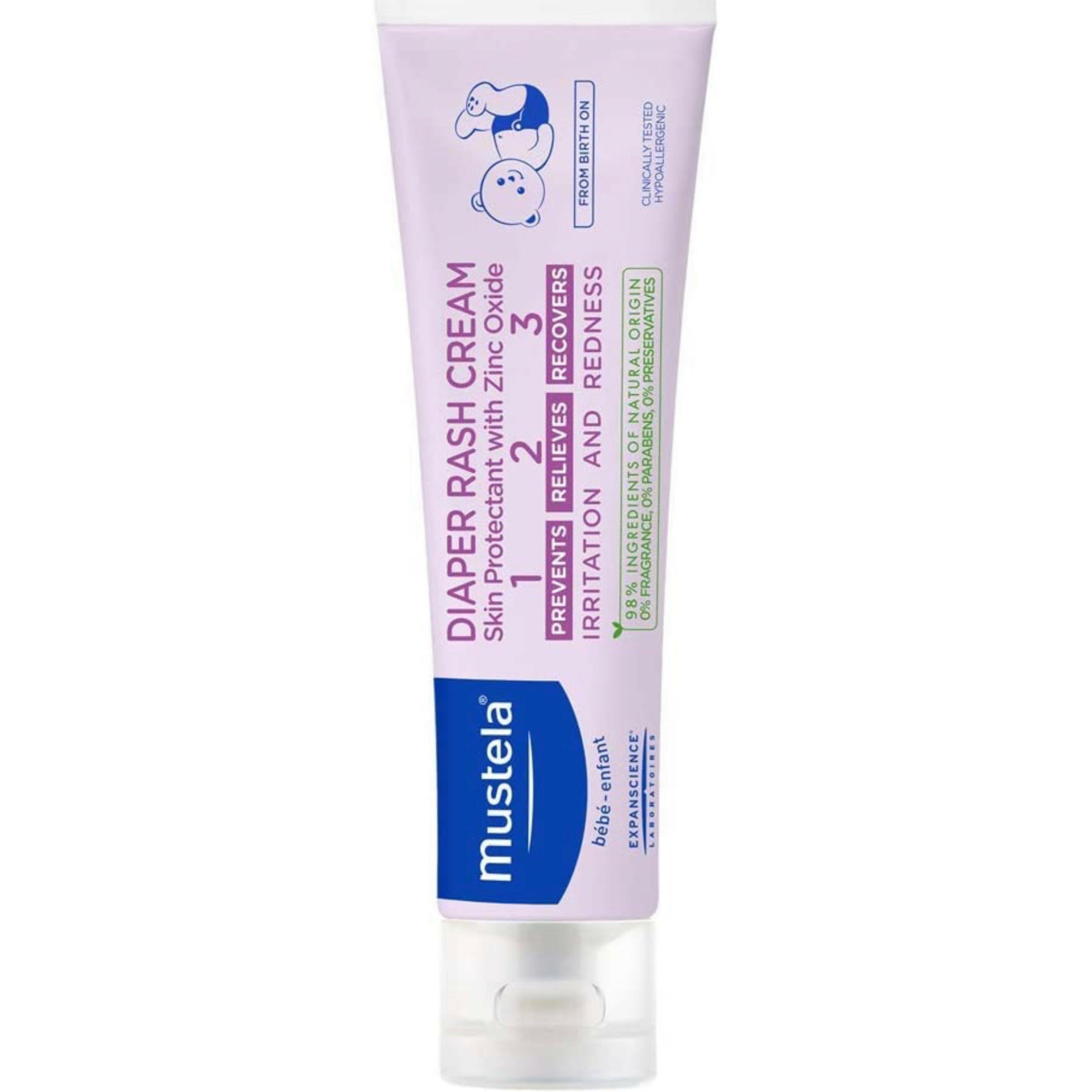 Mustela Baby Diaper Rash Cream, 50 Ml Pack Of 2