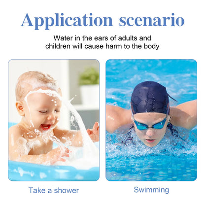 SEFUDUN Ear Covers for Shower 60 pcs ,Waterproof Ear Protector Covers.