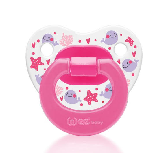 Wee Baby Patterned Body Orthodontic Soother (0-6m).