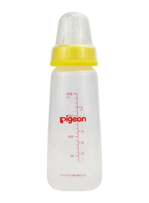 Pigeon Flexible Slim Neck Plastic Bottle, 200ml, 0m+