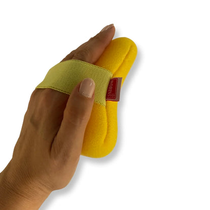 Robins Bath Sponge with Rubber (Yellow)