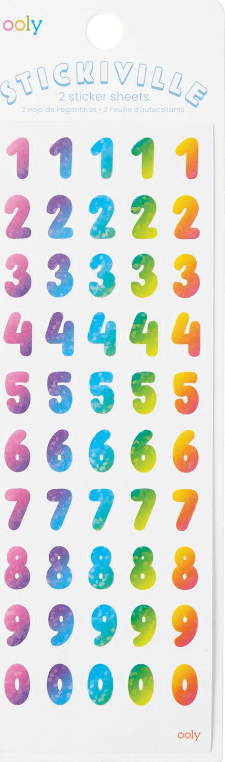 Ooly Stickiville Stickers Skinny (2 Sheets)