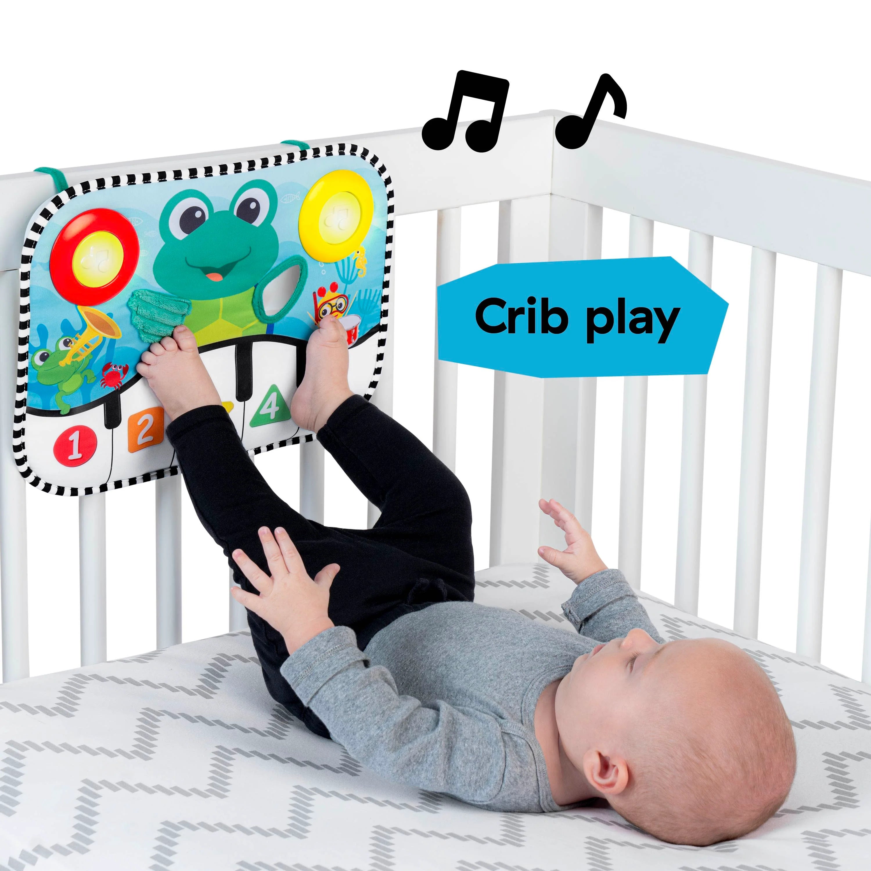 Baby Einstein Neptune’s Kick & Explore Musical Kick Pad and Crib Toy