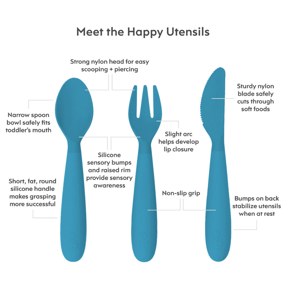 Ezpz Happy Utensils