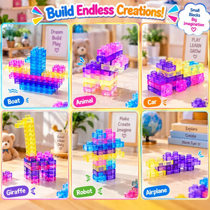 iM Master - Transparent Jelly Sensory Building Blocks Set - 40 Pieces