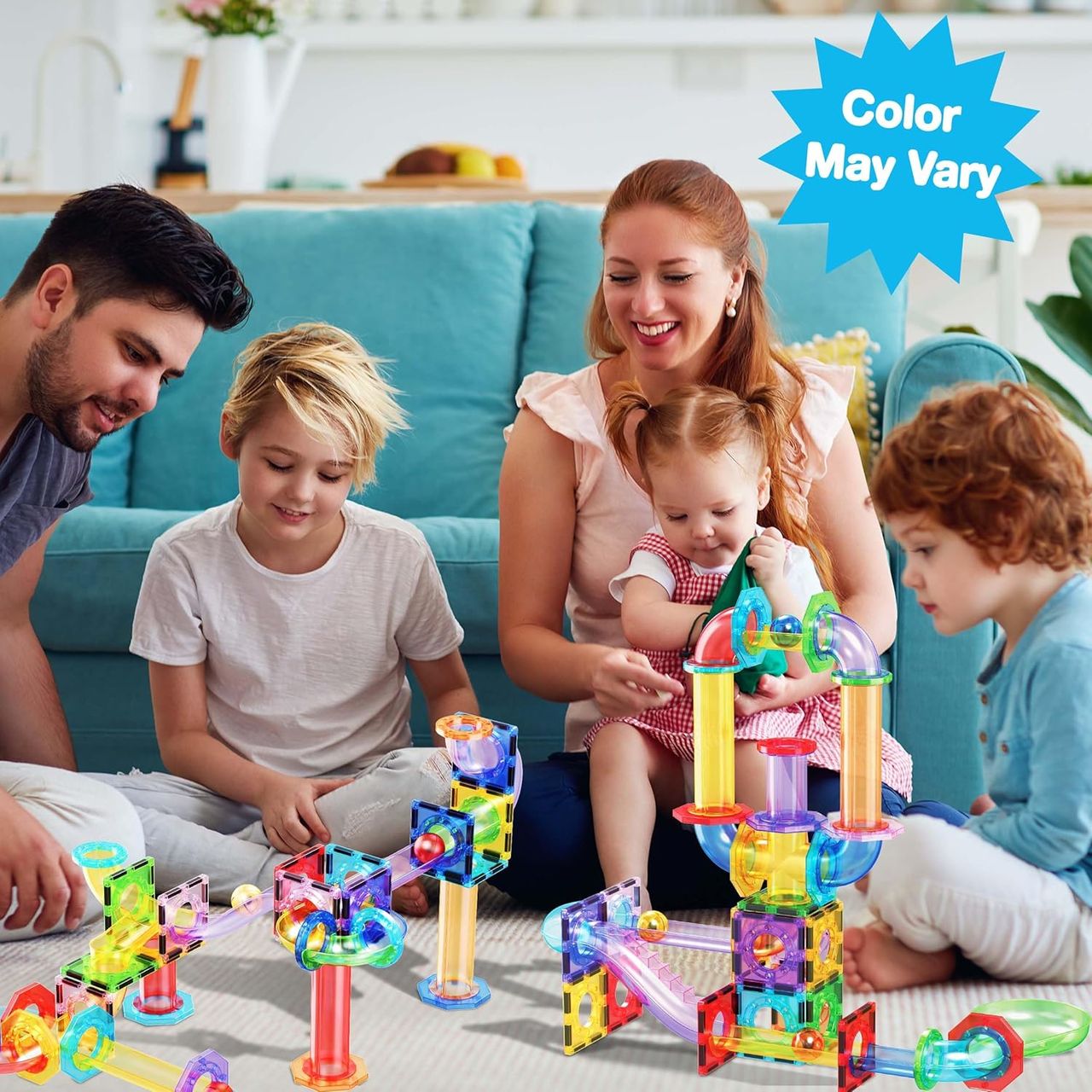 Picasso Magnetic Marble Run Expansion Pack (15 Pcs)