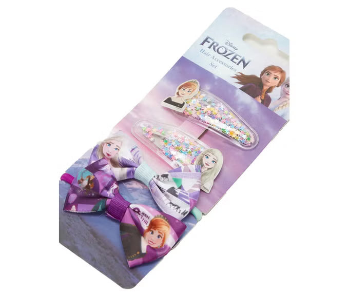 Disney Frozen - Elastic Hair Clip Set - 2 Pieces