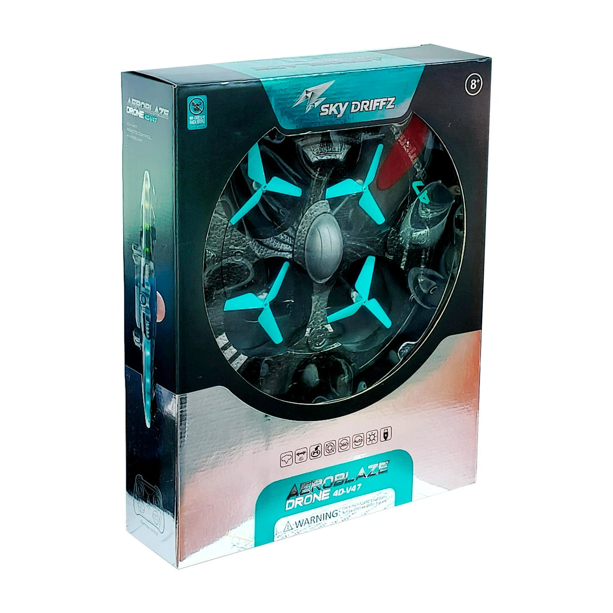 Sky Driffz Aeroblaze Drone 4D-V47 – 2.4G RC Quadcopter with Lights