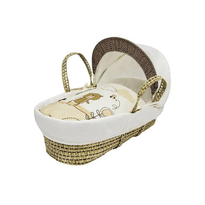 Kinder Valley Ted Adventure Moses Basket with Folding Stand