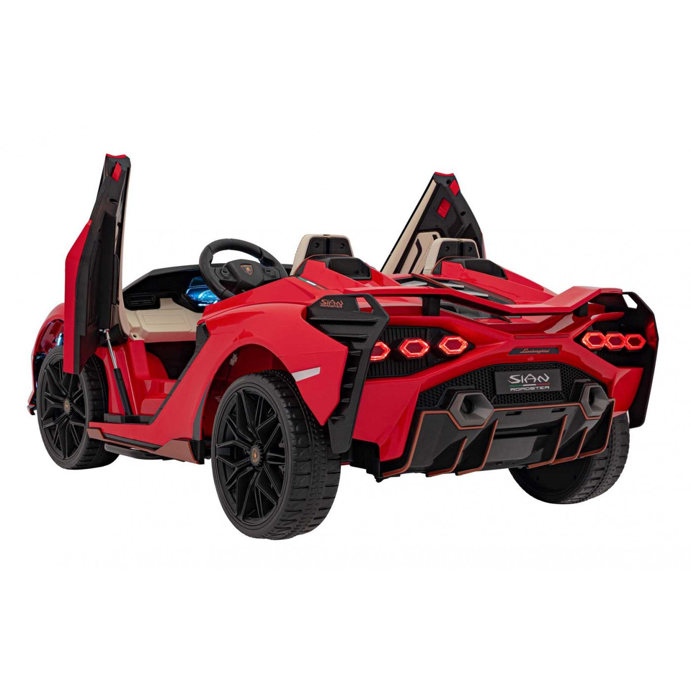Rayfun Lamborghini Sian License (Red)