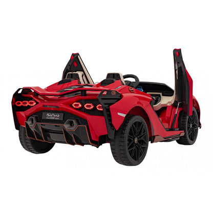 Rayfun Lamborghini Sian License (Red)