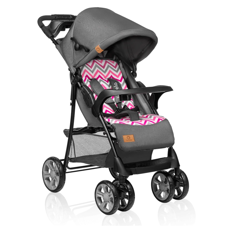 Lionelo Emma Plus Stroller (Pink Scandi)