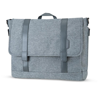 Little Story Dad's Diaper Bag With Changing Mat & Stroller Straps (Grey)