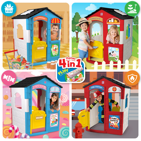 Grow N Up 4 In 1 Theme Playhouse