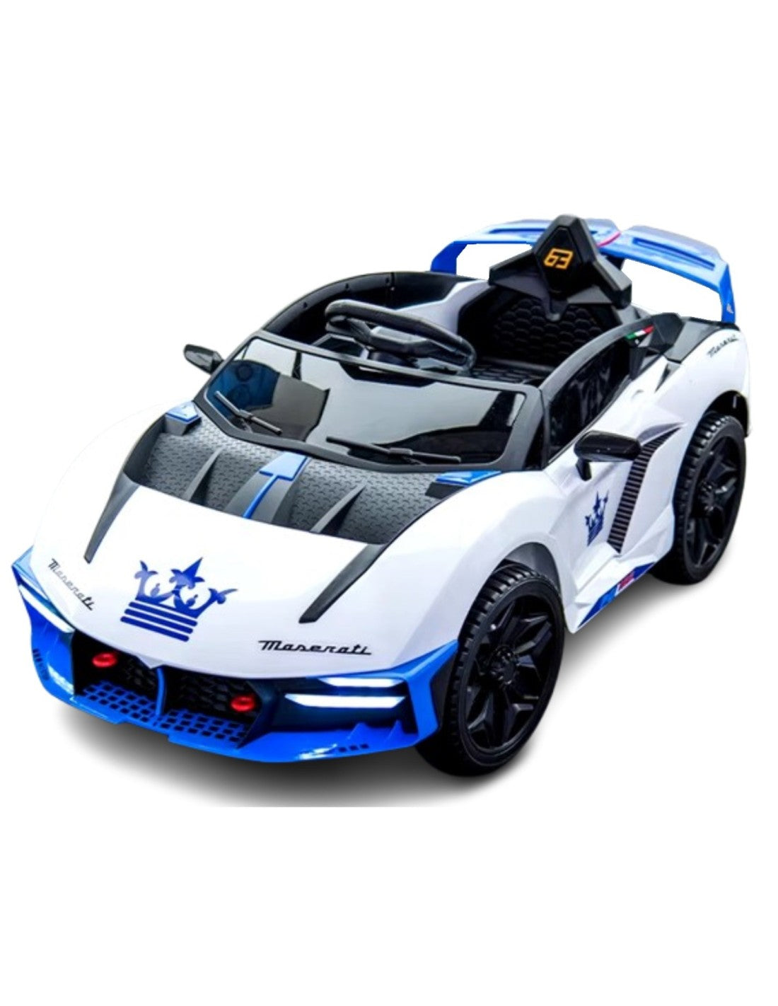 Orbic Kids Motor Electric Car With Remote Control (White)