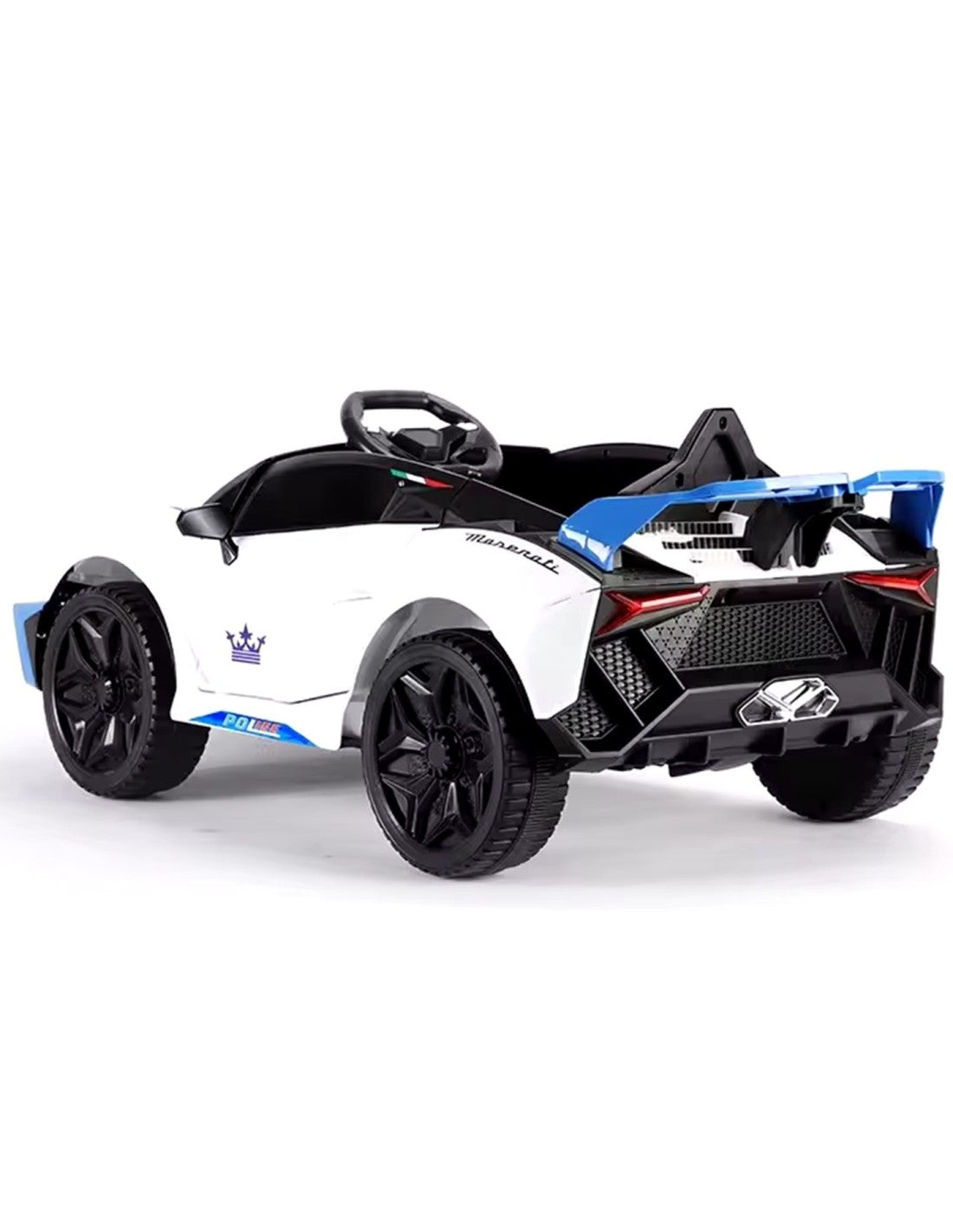 Orbic Kids Motor Electric Car With Remote Control (White)