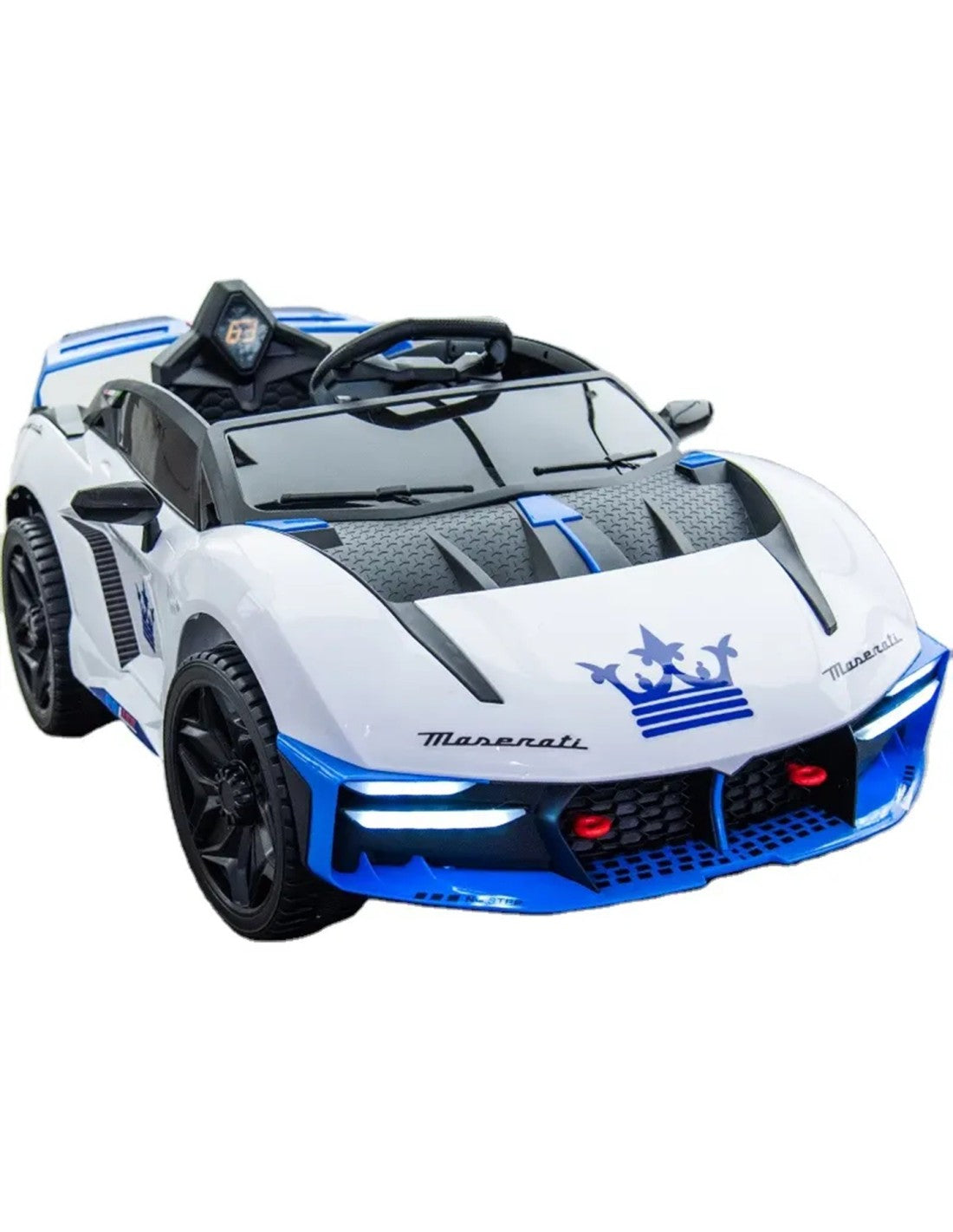 Orbic Kids Motor Electric Car With Remote Control (White)