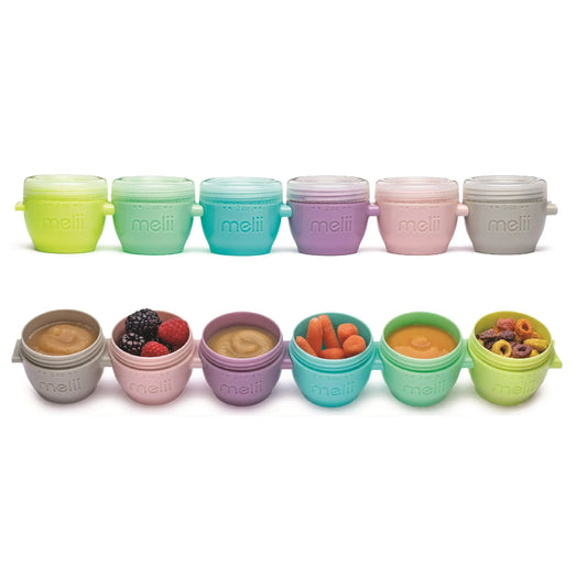 Melii Snap & Go Pods Baby Food Storage Container (2oz/Pack of 6)