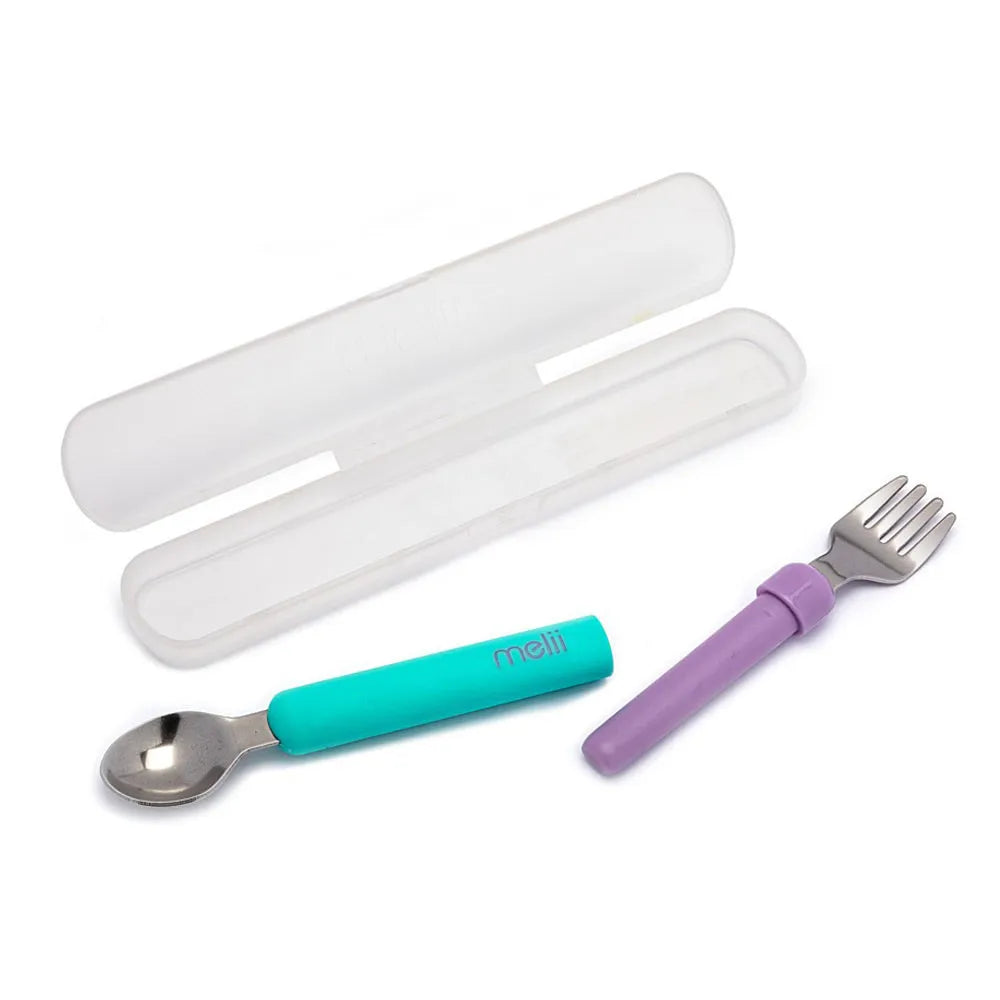 Melii Detachable Spoon & Fork With Carrying Case