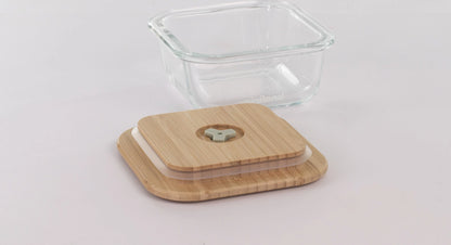 Miniland Eco Square Pack To Go With Thermal Bag and Glass Containers (Chick)
