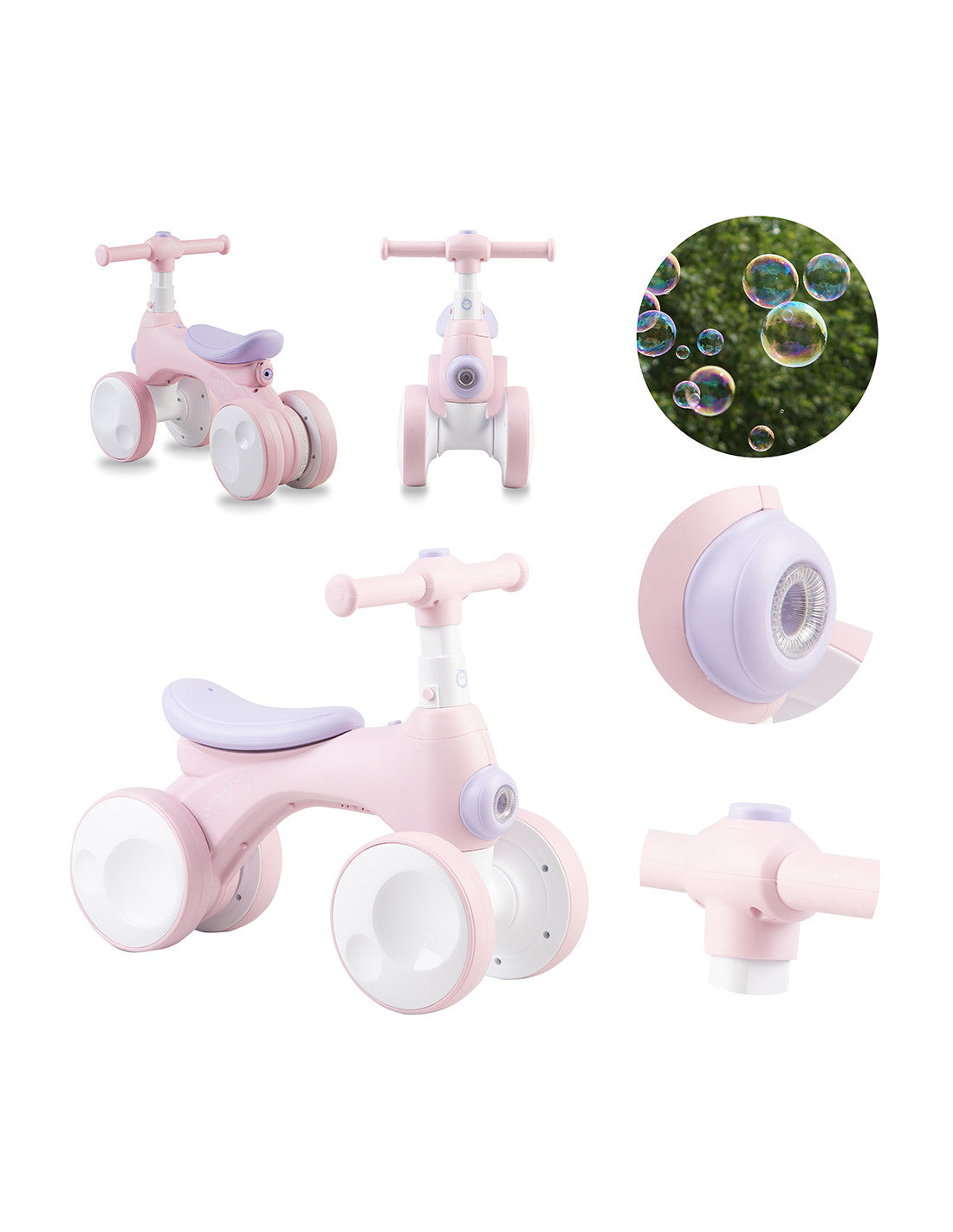 MoMi Tobis Ride On Bike (Pink)